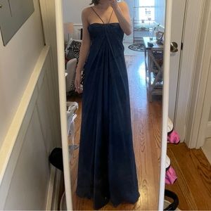 Elegant royal blue dress